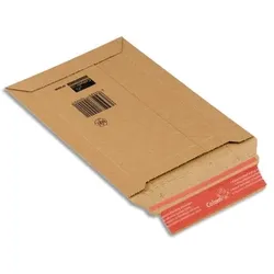Versandtasche, Wellpappe, 235x340x35mm, braun