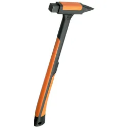 Fliesenhammer mit Hartmetallspitze und Kunststoffgriff
