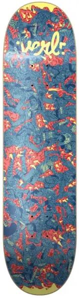 Skateboard Deck Verb Human (8.25" - Everything)