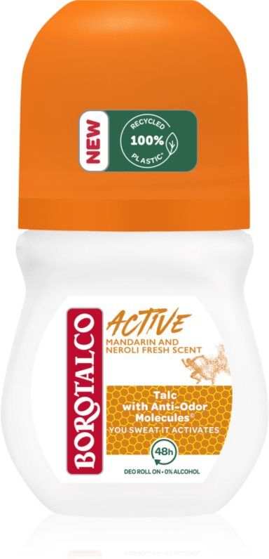 Borotalco Active Mandarin & Neroli refreshing roll-on deodorant 50 ml