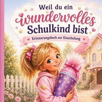 Weil du ein wundervolles Schulkind bist - Erinnerungsbuch zu Einschulung, Taschenbuch von Mia Blume, Bookmundo, 978-94-039-1773-3