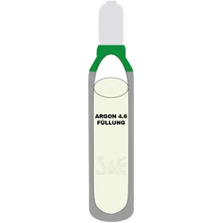 10 Liter Füllung Argon 4.6