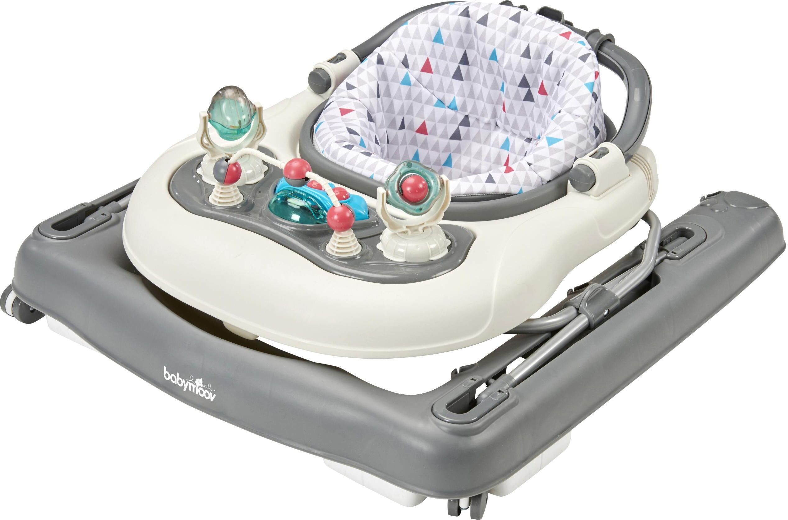 Lauflernwagen BABYMOOV "2 in 1 Zink", Kinder, grau, Lauflernhilfen Lauflernwagen grau Einheitsgröße