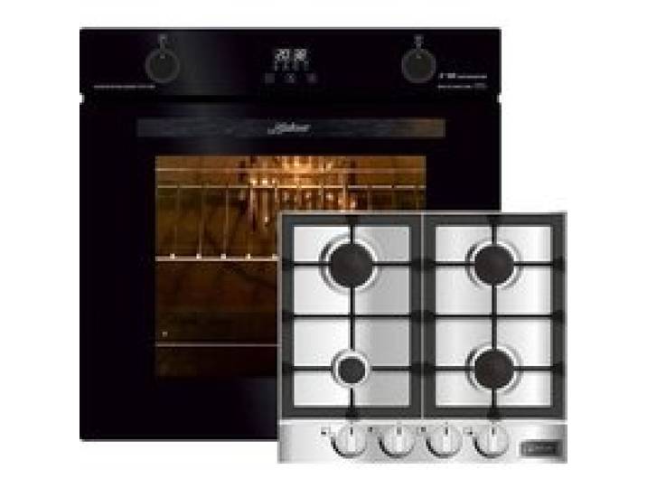Kaiser EH 6367 +KG 6357 Four électrique Autonome 79L 10 fonctions+plaque de cuisson gaz 60 cm