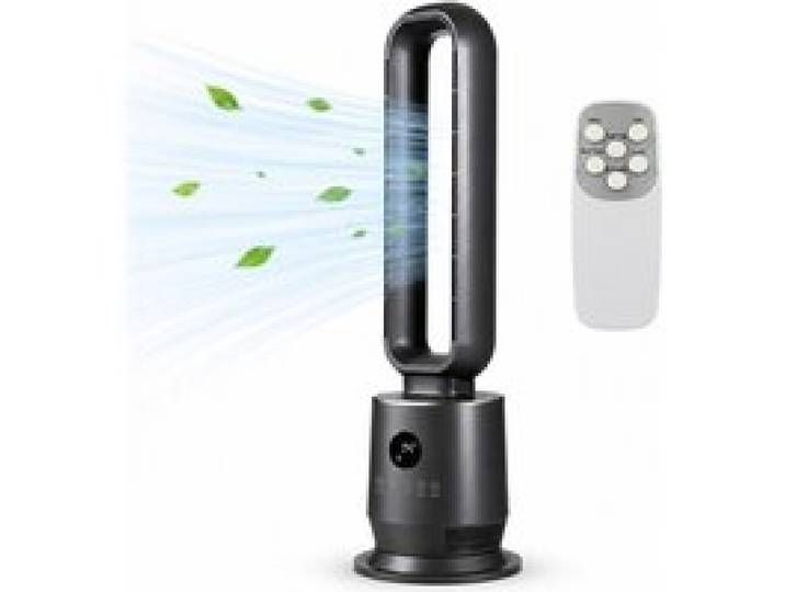 Ventilateur colonne sans pales - Générique - Modèle standard - 3 vitesses - Télécommande - Silencieux