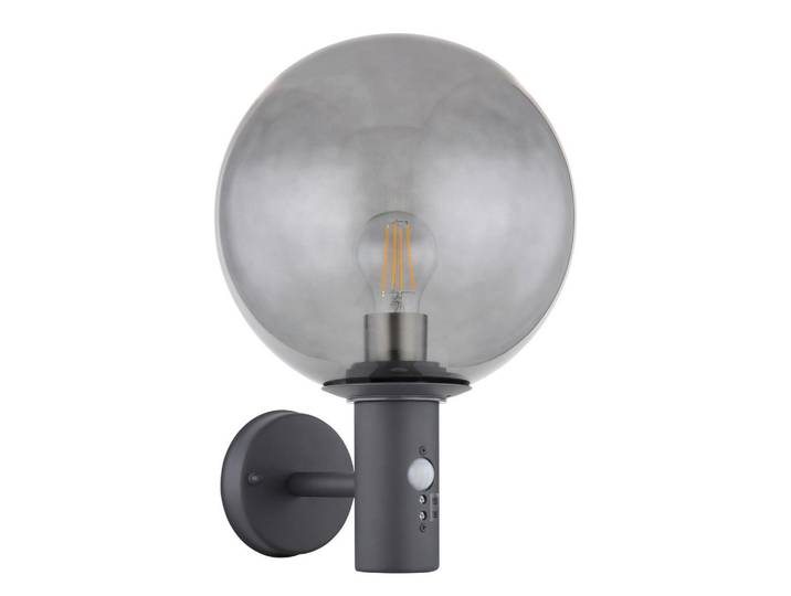 Globo Aussenleuchte, Glas, 25x37x25 cm, CE, Bewegungsmelder, Lampen & Leuchten, Aussenbeleuchtung, Aussenleuchten