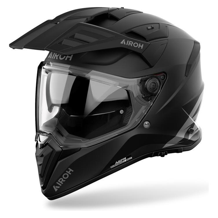Airoh Bandit Color Mattschwarzer Motorradhelm (S) (66772374)