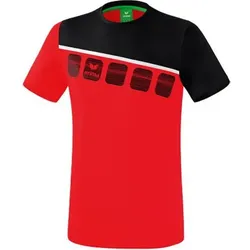 ERIMA T-Shirt 5-C, Größe S in Rot Rot
