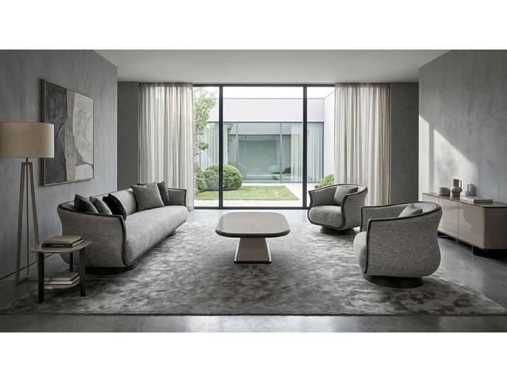 Xlmoebel Polstergarnitur Wohnzimmer Set Sofa Couchtisch Modern Komfortabel Robust Stabil, (4-tlg., 3-2-1)