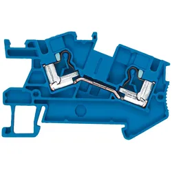 Siemens 8WH6001-0AG01 Klemme, iPo-Steckanschluss, Installationsklemme, Durchgangsklemme, 4 mm2, blau 8WH60010AG01  - 50 Stück