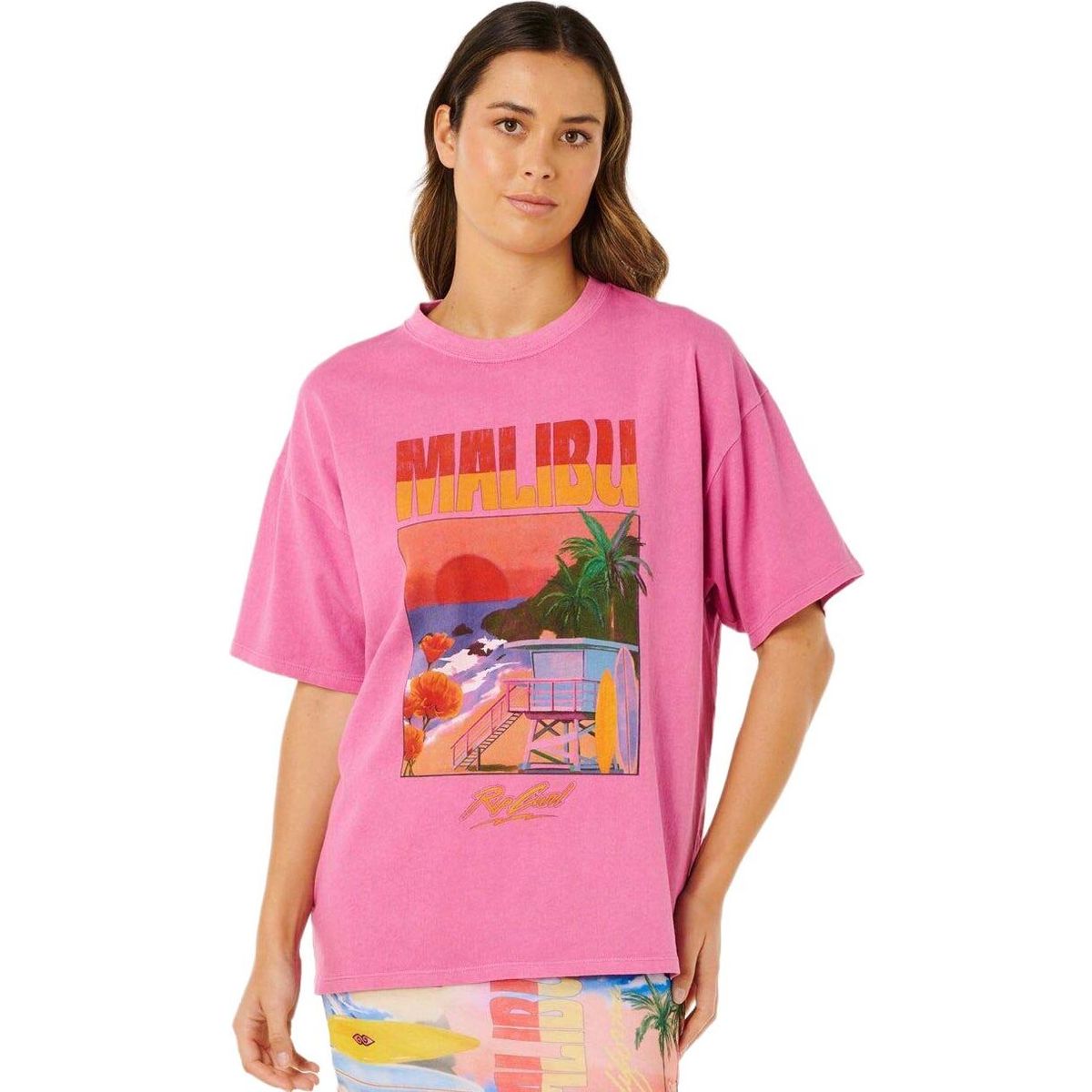 RipCurl Hayley O Heritage Tee super pink (4007) L 0MTWTE-4007-L