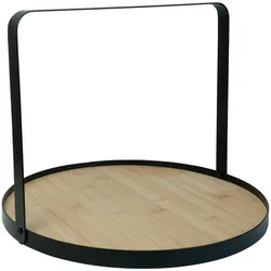 Natura Punto, Tablett, Serviertablett Holz und Metall