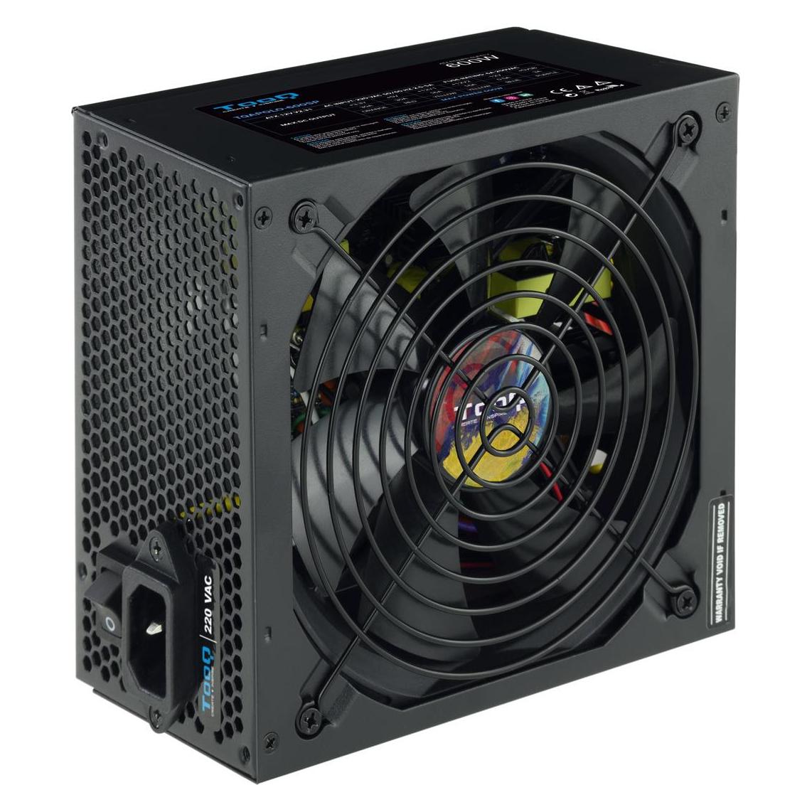 Tooq Technology Alimentation ATX TooQ Apolo - 600W (Noir) (600 W) (TQAPOLO-600SP)
