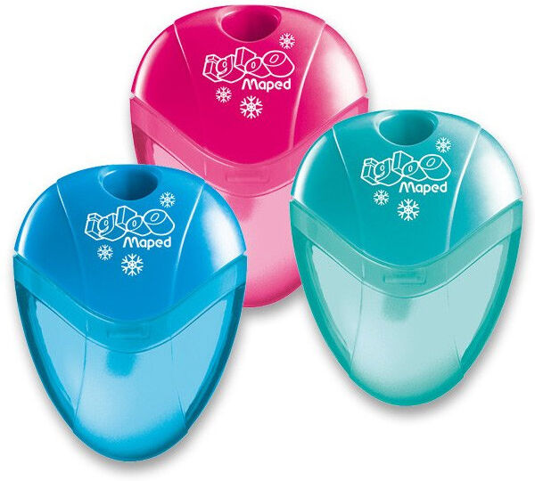 Taille-crayon gaucher 1 trou Igloo2 avec réservoir - Maped