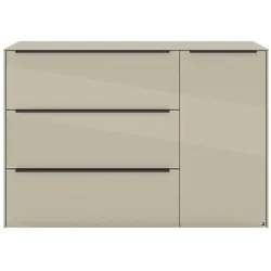 set one by Musterring Sideboard Reno Glas Beige Kaschmir