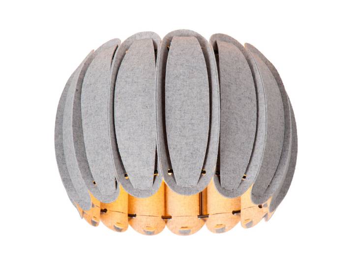 Lucide SPENCER - Plafonnière - Ø 30 cm - 1xE27 - Grijs