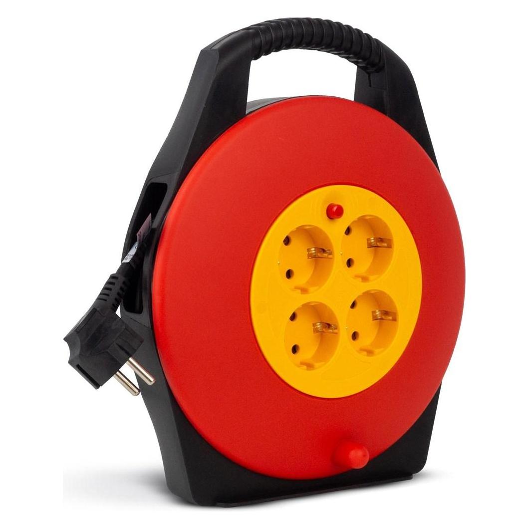 Entac Kabeltrommel 4fach 10m (10 m, 1.50 mm²) (ESCRG4-10)