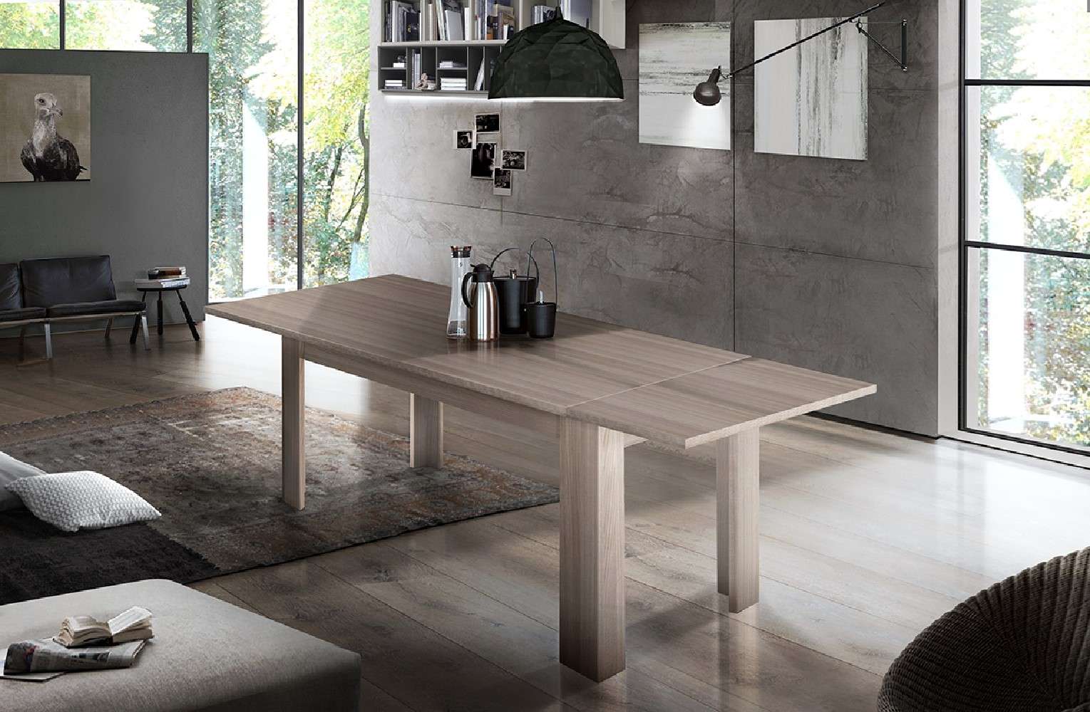 Esstisch HOME AFFAIRE "JESI", beige (ulme, ulme, ulme), B:140cm H:75cm T:90cm, Tische, Esstisch