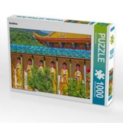 CALVENDO Puzzle Buddhas | 1000 Teile Lege-Größe 64x48cm Foto-Puzzle für glückliche Stunden