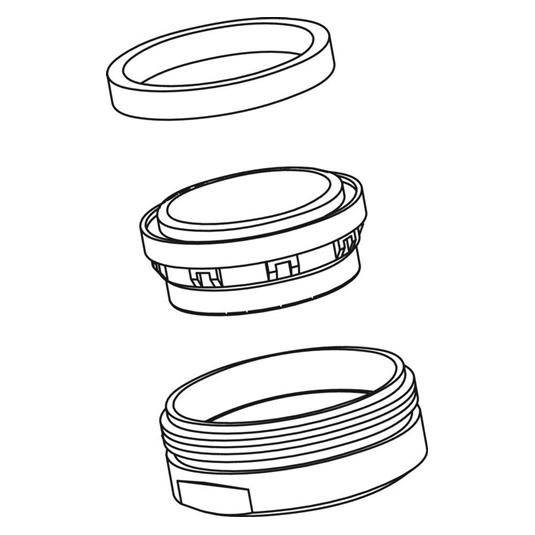 Ideal Standard luftblander 5L - m24x1 m/sparer forkr til Ceraflex/Cerafine (B961383AA)