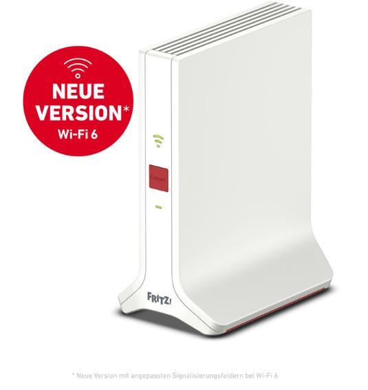 FRITZ!Repeater 3000 AX WiFi Range-Extender GigE WiFi 6 2,4GHz (1 Band) / 5 GHz (Dual-Band) 20002988