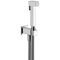 Gessi Rettangolo Hygiene Shut-Off Handbrause, 20021149, Farbe: Finox Optik