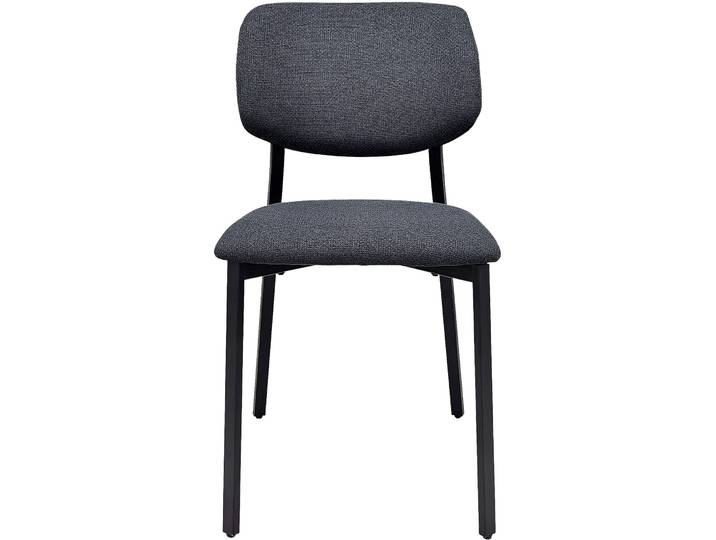 Stuhl Traveti schwarz Stoff - Stuhl