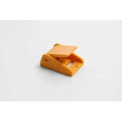 Gelbe Klemm-Schnalle aus Kunststoff 15 mm