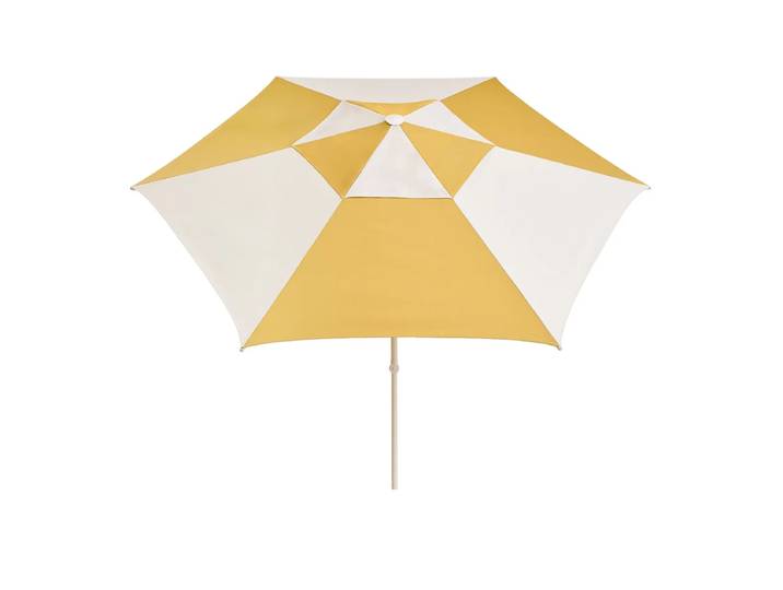 HAY - Terrazza Sonnenschirm, sechseckig, Ø 300 cm, off-white / ocker