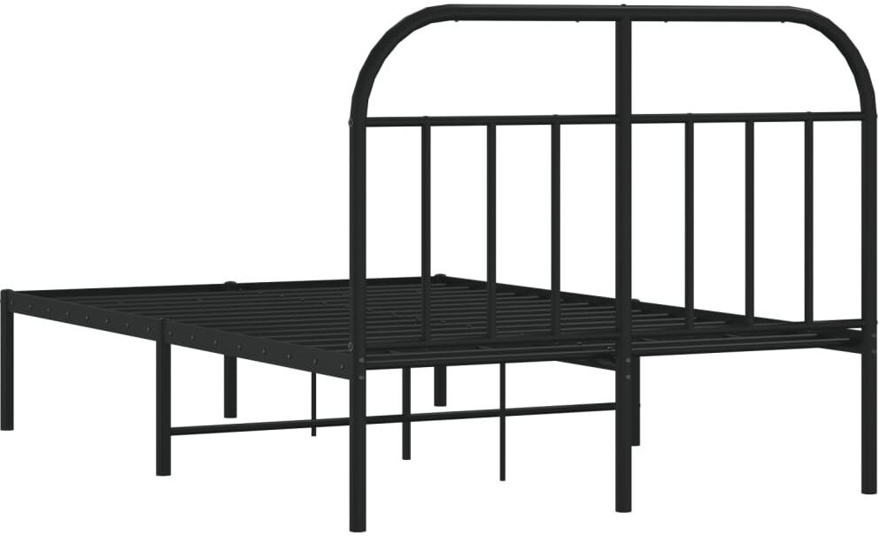 17 Stories Lyun Steel Bed Small Double (4')