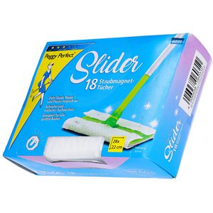 Peggy-Perfect Ersatztücher Slider Bodentücher, Nachfüllpack, trocken, 18 Tücher, 18 Stück