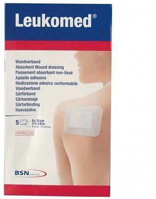 Essity Leukomed Medicazione Post Operatoria In Tessuto Non Tessuto8 X 15 Cm