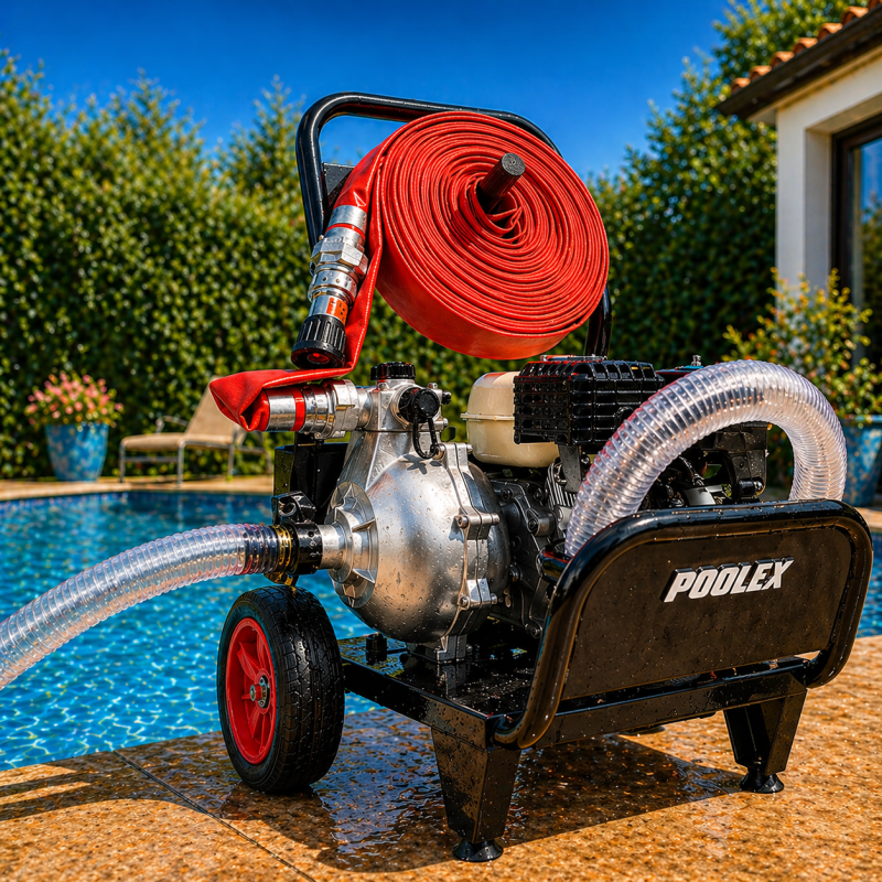 Motopompe Poolex Pool Sam – Protection Incendie Autonome pour Jardin et Piscine