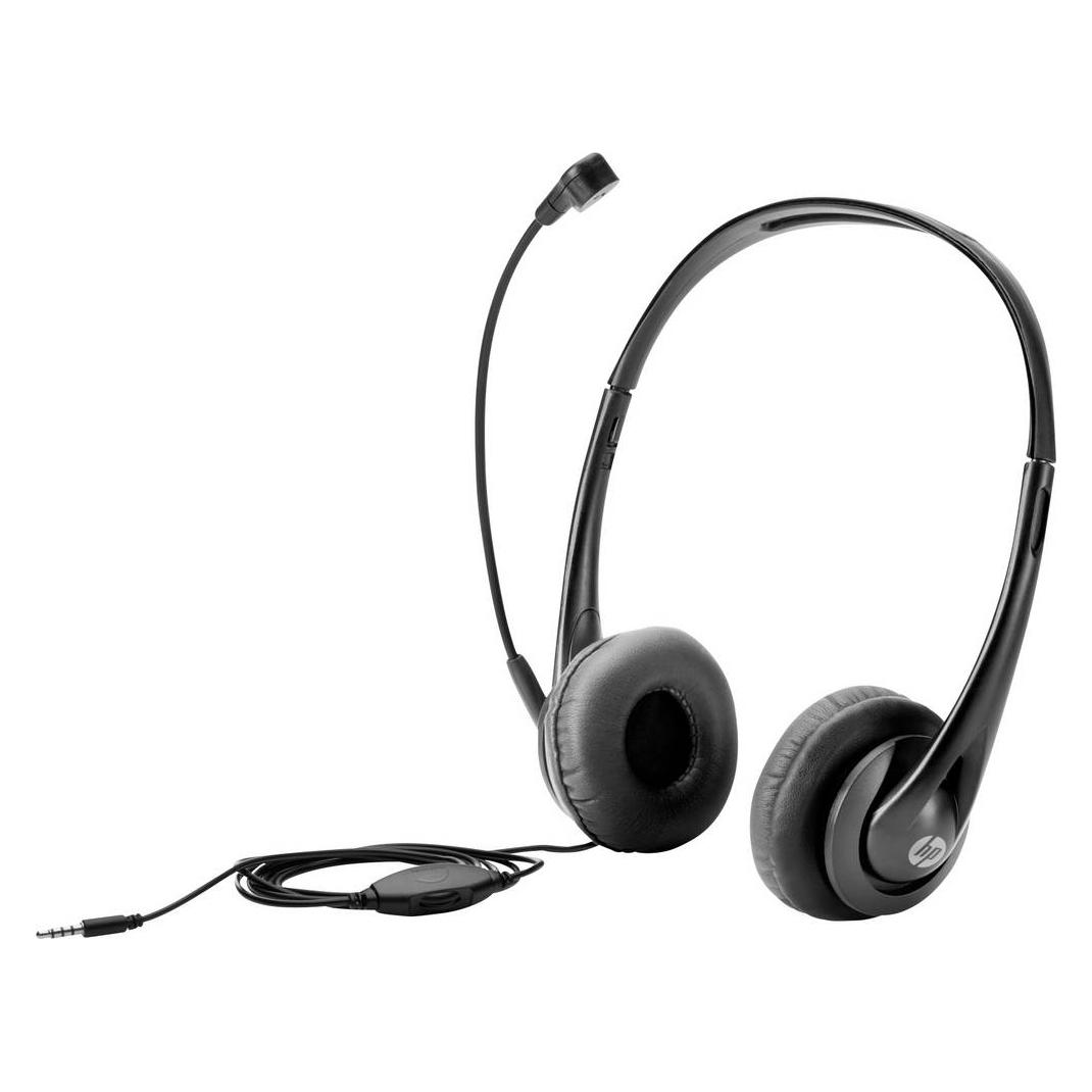 HP Stereo-Headset (3,5 mm) (Kabelgebunden, Skype) (T1A66AA)