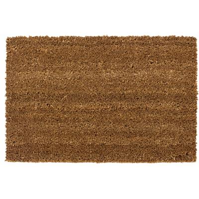 Fußmatte ANDIAMO "Kokos uni" Gr. 16, braun, B:50cm H:15mm L:80cm, Kokos, Teppiche, Fußmatte, Schmutzfangmatte, In- und Outdoor geeignet