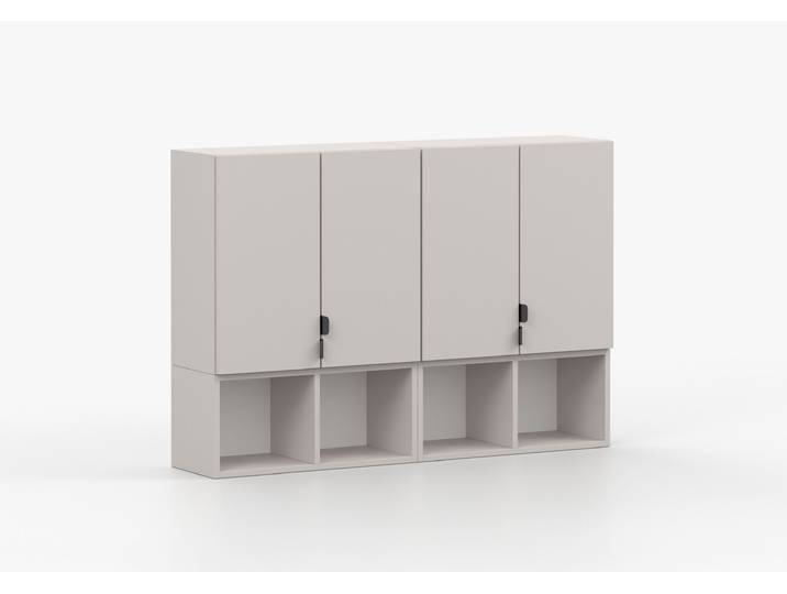 Jugendzimmer Komplett – Set MEZZO I (4-teilig) Kaschmir Kaschmir