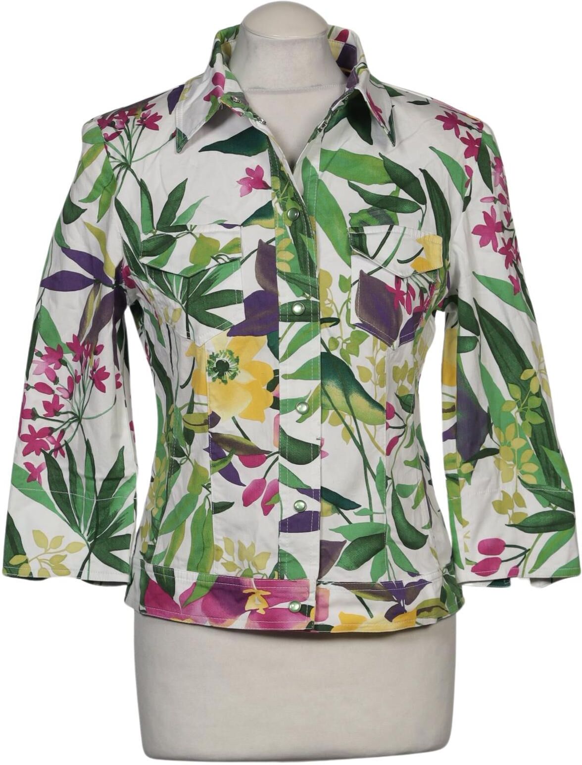 Apanage Damen Bluse, Mehrfarbig, Gr. EU 38, Baumwolle / Elasthan - Second Hand