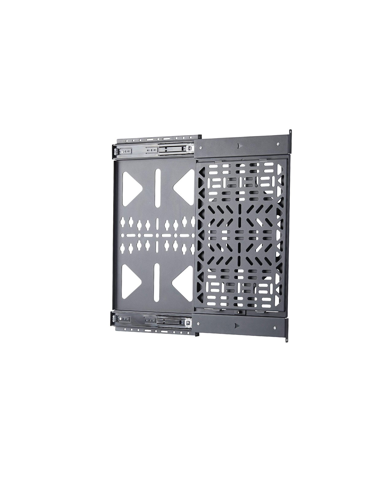 StarTech.com Startech mounting kit - slide-out - for streamer box / media player - accessories mounting 22 lbs (10 kg) behind TV easy access - black - Max 10 kg - recommended for