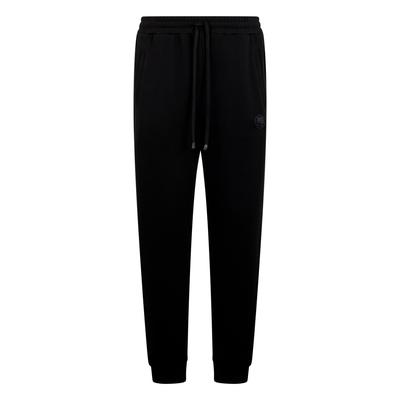 Jogginghose PLEIN SPORT "Tiger", Herren, Gr. M, US-Größen, schwarz (02, schwarz), Obermaterial: 82% Baumwolle, 18% Polyester, Hosen Jogginghose