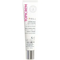 Topicrem, Gesichtscreme, Mela Anti-Dark Spot Gentle Peeling Night Cream peelingujący krem na noc 40ml (40 ml, Nachtcreme)