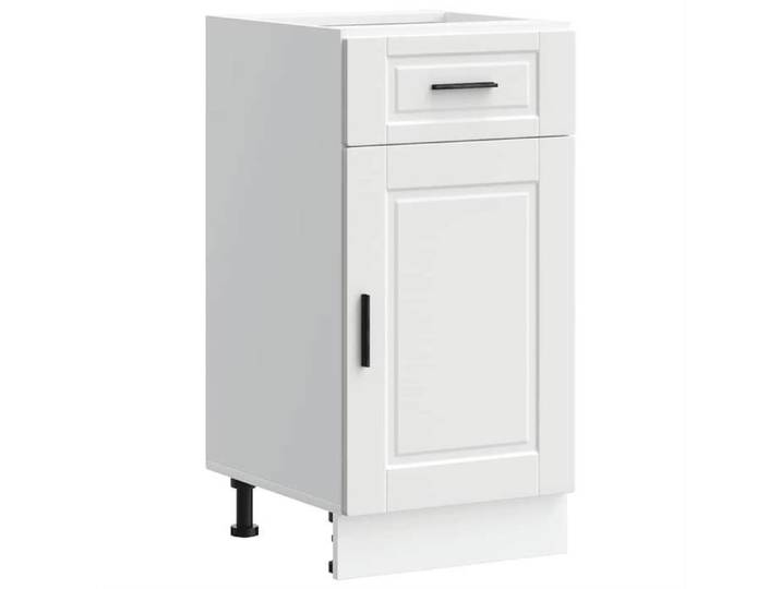 “Winter Sale TOP Placard suisine Blanc - Armoire de cuisine Porto blanc bois d'ingénierie PRO77294