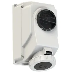 PCE 75252-7 CEE-Steckdose abschaltbar 32A 5p 7h IP66/IP67 752527