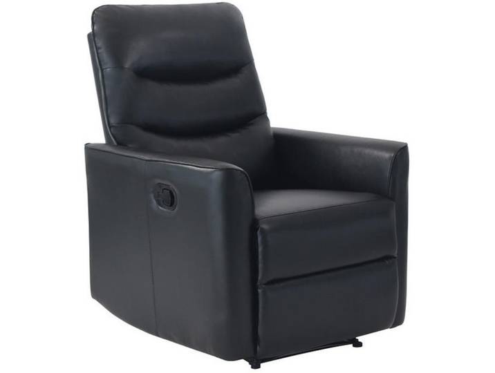 Mid.you Fernsehsessel, Schwarz, Metall, 76x105x88 cm, Relaxfunktion, Wohnzimmer, Sessel, Fernsehsessel
