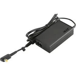 Acer Adapter 65W-19V BLACK adapter BLACK yellow EU power cord (65 W), Notebook Netzteil, Schwarz
