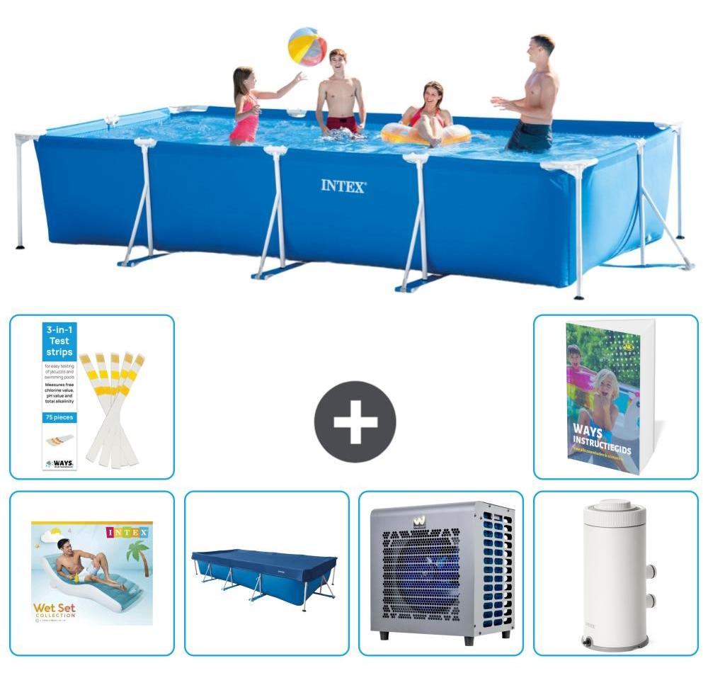 Rechteckiger Frame Pool - 450x220x84 cm - 5-teilig S33