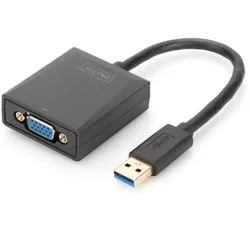 DIGITUS USB 3.0 zu VGA Grafikadapter schwarz