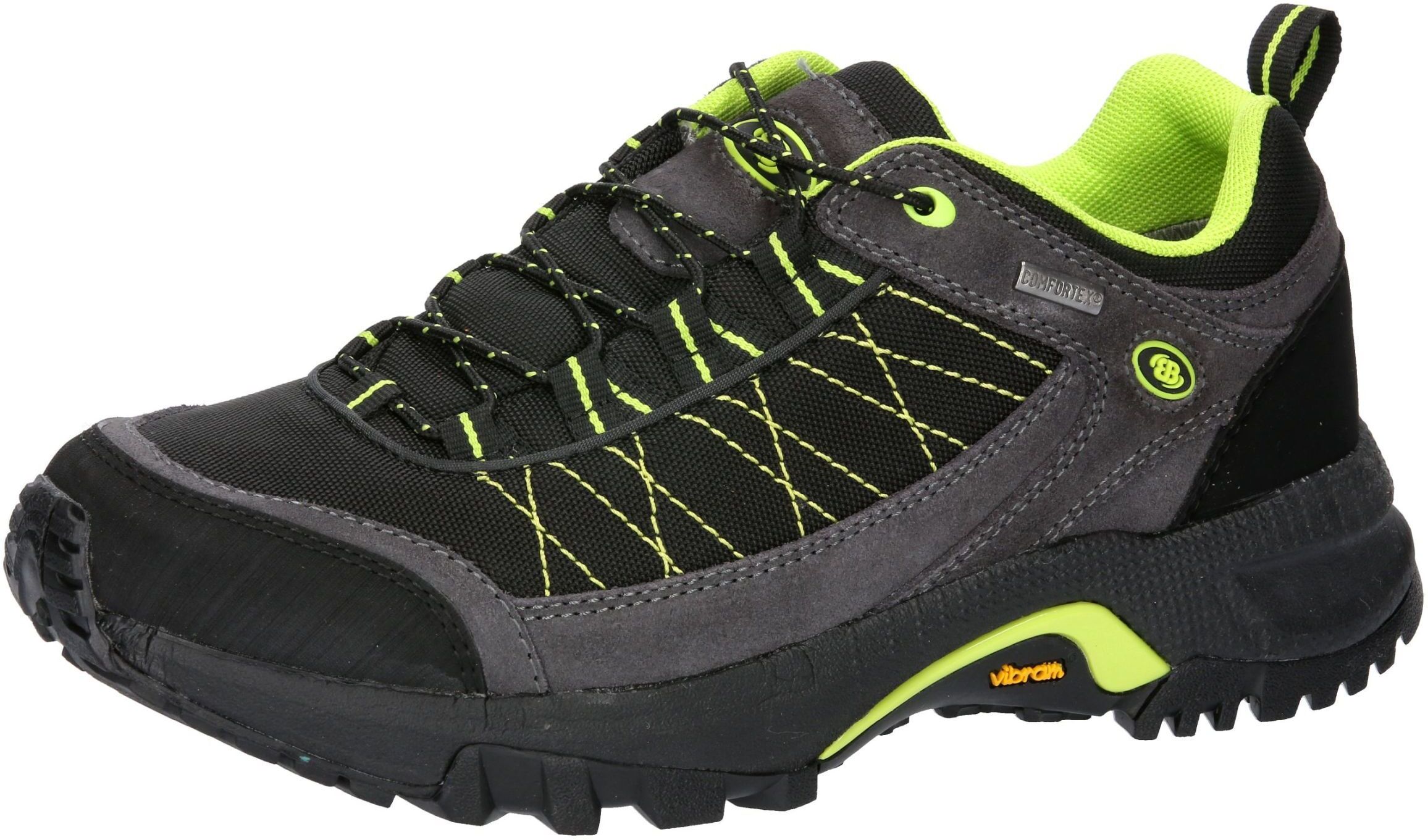 Outdoorschuh BRÜTTING "Outdoorschuh Mount Egmont", Herren, Gr. 38, Textil, schwarz, Synthetik, Schuhe Outdoorschuh schwarz 38, Textil