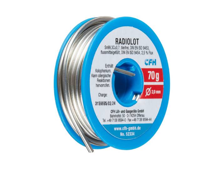 CFH Radiolot RL 334 2 mm 70 g