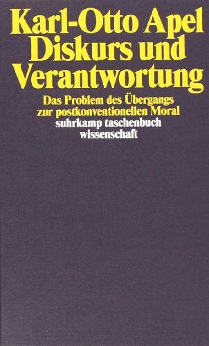 Karl-Otto Apel - Diskurs und Verantwortung: Das Problem des Übergangs zur postkonventionellen Moral (suhrkamp taschenbuch wissenschaft) - Preis vom 12.10.2026 11:37:12 h