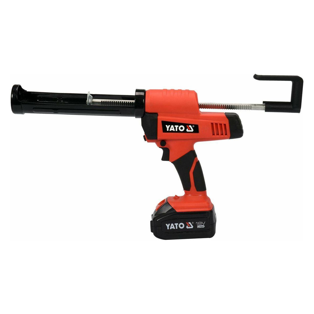 Yato Gun For Silicone And Adhesive 18v + Battery. (YT-82888)